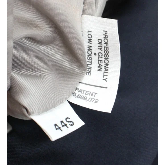 Hart Schaffner Marx Blazer Mens 44S Blue Lined 2 Button Single Breasted Jacket